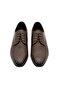 Italian Style Internal and External Natural Leather Patterned Lace-Up Men's Shoes Brown T15254-03 - 2