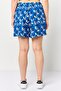 Women Allover Print Basic Shorts, Multicolor - 3