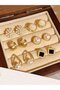 Set of 6 - Assorted Embellished Earrings