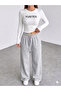 3-Piece Women's Wide-Leg Sweatpants 3-Pack - Black Gray Navy Blue - Comfortable Cut High-Waisted Sweatpants - 3