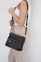 Smoked - Black Monogram Women's Crossbody Bag Sp1110