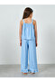Girls All-Over print Chambray Top and Pants Set - 6