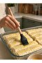 Wooden Handle Silicone Dough Basting Brush 27.5 cm