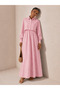 Cepken Detailed Striped Patterned Seasonal Trend Cotton Dress - 4