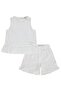2-5 Years Old Set with Bow and Shorts - Ecru - 5