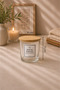 Natura Set of 2 Glass Jars with Bamboo Lids – Cotton and Ear Swab Organizer - 5