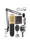 Studio Microphone Set with V8 Sound Card, Stand & Pop Filter for Recording & Streaming - 3