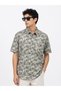 Men’s Hawaiian Shirt-Cotton Printed Men's Short Sleeve Shirt – Hawaiian Style Casual Summer Shirt – Breathable Soft Fabric