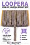 Lilac Yellow Loopera Dense Knit Embossed Decorative Ribbon – Premium Handcrafted Ornament 5 Meters
