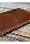 (We Write the Name) Two-Compartment Card Holder - Genuine Leather Handmade - 6