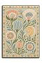 Sdt Pastel Flower Garden Motif Green Background Woven Base Decorative Carpet Sdt1052 - 3