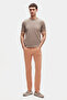 Slim Fit Mink Summer Rayon Knitwear T-Shirt - 4