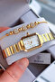 Premium Rectangular Case Women's Wristwatch Steel Band Japanese Movement Gift with Special Box Hmby2063C1 - 4