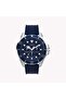 Men's Silver-Tone SS, Blue Resin | TW2Y33400