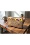 Women's Multi-Colored Tassel Detailed Hand-Knitted Zippered Portfolio Bag - 18X28 cm - 2