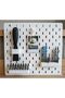 🧱   Skadis Compatible 4-Piece Organizer Set – Bit Holder, Drill Bit, Clip and Scraper Hanger