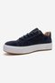 Pallen Navy Blue Suede Genuine Leather Women's Casual Sports Shoes - 6