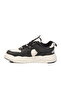 Black and White Mesh Unisex Children's Sports Shoes - 4