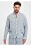 Heaven 4050 Muslin Hakim Collar Long Sleeve Men's Shirt - 3
