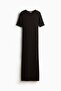 Rib-knit T-shirt dress - 4