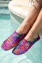 Non-Slip Sole Sea and Pool Booties 18 Purple-Pink - 4