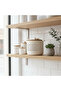 Cream Metal Candy Storage Jar with Wooden Lid –18 × 17 cm - 3