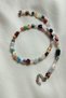 Certified Moonstone, Citrine, Jasper, Sunstone, Aquamarine, Apatite, Amethyst, Fluorite Amorphous Natural Stone Necklace
