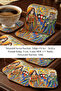 Playing Card Series Coasters Set of 6 – Sicily Themed Collage – 9 Cm, 3 mm Mdf, Uv Printing, Decorative Coasters - 4