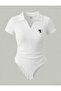 Body-Hugging Polo Neck Ribbed Lycra Premium Bodysuit [Summer Trend'26]