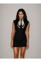 Black-Edged, White Polka Dot Scarf Bandana - 4