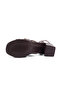 Bln S15 Metal Detailed Elastic Heeled Sandals - 4