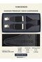 Ars Vincenzo Premium 3 Color Y-Back Luxury Pants Hanger - Leather Detail - 3 Clips (1 Year Warranty) - 3