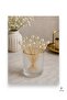 Honeycomb Look Beaded Toothpick Set – Decorative Party, Cocktail, and Stylish Presentation Toothpicks (50 Pcs)