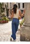 MAVİ GENİŞ PAÇA JEANS - 6