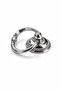 558 Chrome Ring Furniture Knob 5-Pack Shiny Silver Drawer Cabinet Door Handle - 3