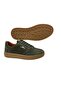 Men's Lace-Up Leather Nubuck Green Leather Lining Stitched Rubber Sole Casual Shoes - 6