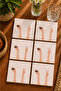 Abstract Good Morning Coffee 6-Piece Coaster Set - Uv Printing Mdf - 10X10 cm