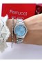 Steel Strap 2 Year Warranty 3 Atm Waterproof Women's Wristwatch + Bracelet Gift - 3