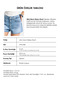 Kadın Mavi 4s6-4 Mini Mom %100 Koton Denim Şort - 6