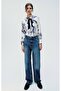 Yandan Binding Detail Shirt