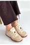 Women's Sneaker Sports Shoes Beige Comfortable Casual Tues - 2