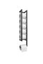 İyimi Wall Mounted Toilet Paper Holder with Refill Metal Wc Paper Stand Black Modern Design - 5