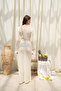 Merry Low-Cut Yellow Long Knitwear Dress - 5