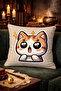 Wow Cat Throw Pillow Cover 43X43 Anime Game Movie Themed Decorative Pillowcase Double Sides Printed - 4