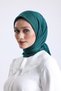Plain Stitched Cheesecloth - Women's Headscarf |   Embroidery Writing Flat India 100X100 cm
