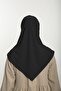 Practical Hijab Sandy Shawl - Ready-To-Wear Turban Hijab Scarf Prayer Cover - Black - 5
