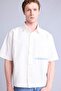100% Cotton Boxy Fit Shirt Collar Printed Canvas Short Sleeve Shirt H5985Ax26Sm - 5