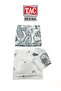 Ivory Blue Cotton Satin Double Duvet Cover Set - 3