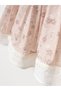 Baby Girl Dress with Bebe Collar and Scallop Decoration in Cotton - 4