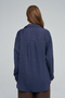 Women's Striped Asymmetrical Cut Casual Shirt - 5